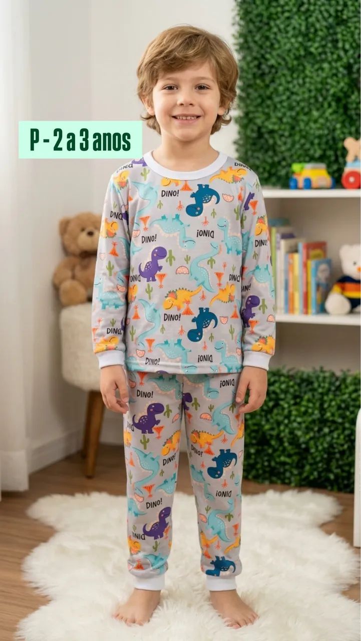 Pijama Infantil Suede Premium - Foto 5