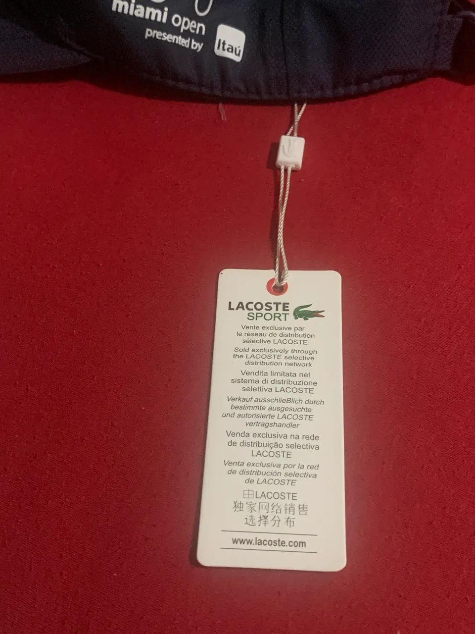 Vem nesse boné ?Marca/Modelo: Lacoste Miami Open 2026 (Ref.: RK0435)? - Foto 4
