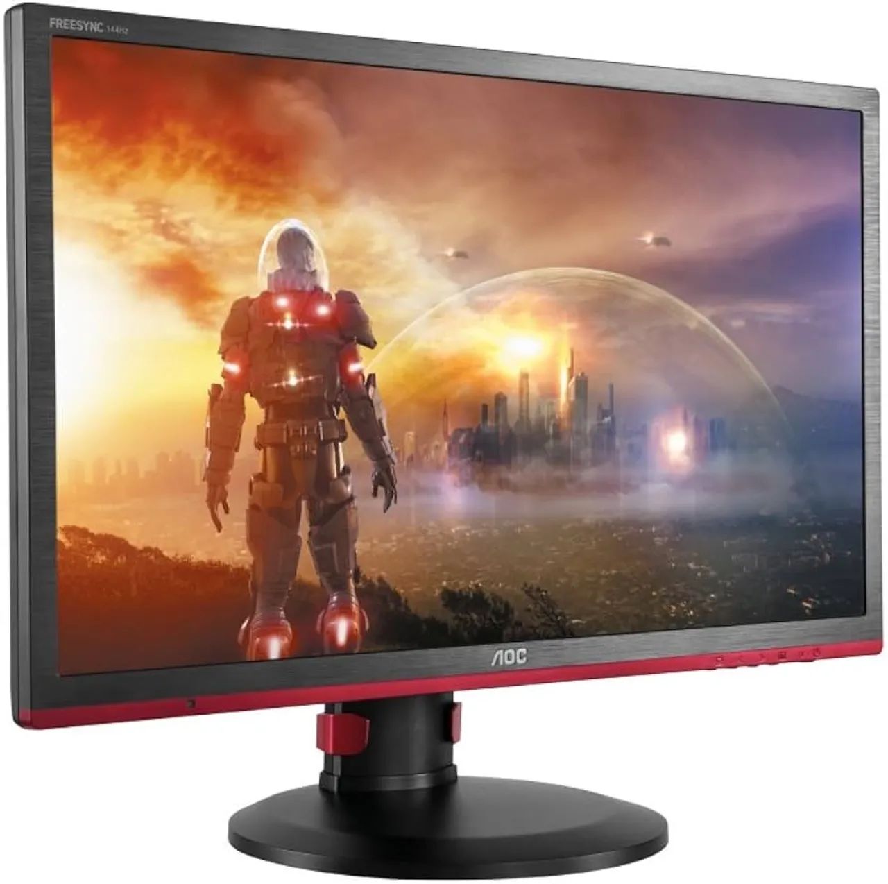 AOC Monitor de jogos G2460PF 24 polegadas, FreeSync, FHD (1920 x 1080), Painel TN, 144 Hz