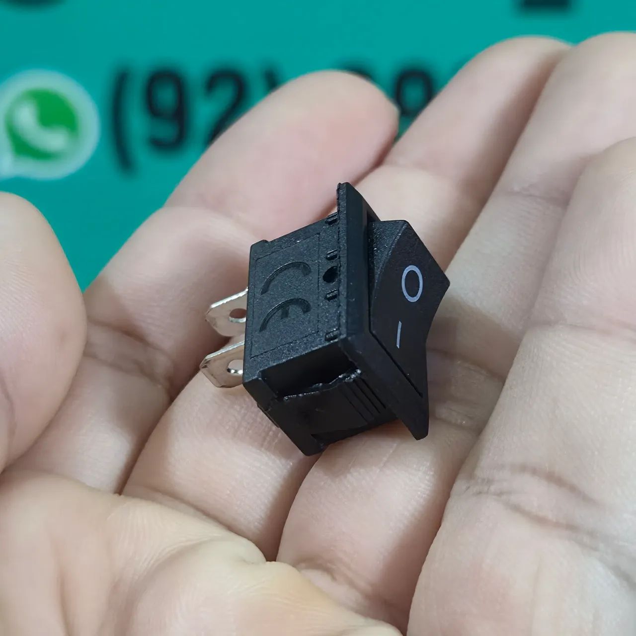 Interruptor Switch 2 pinos 10A retangular - Foto 2