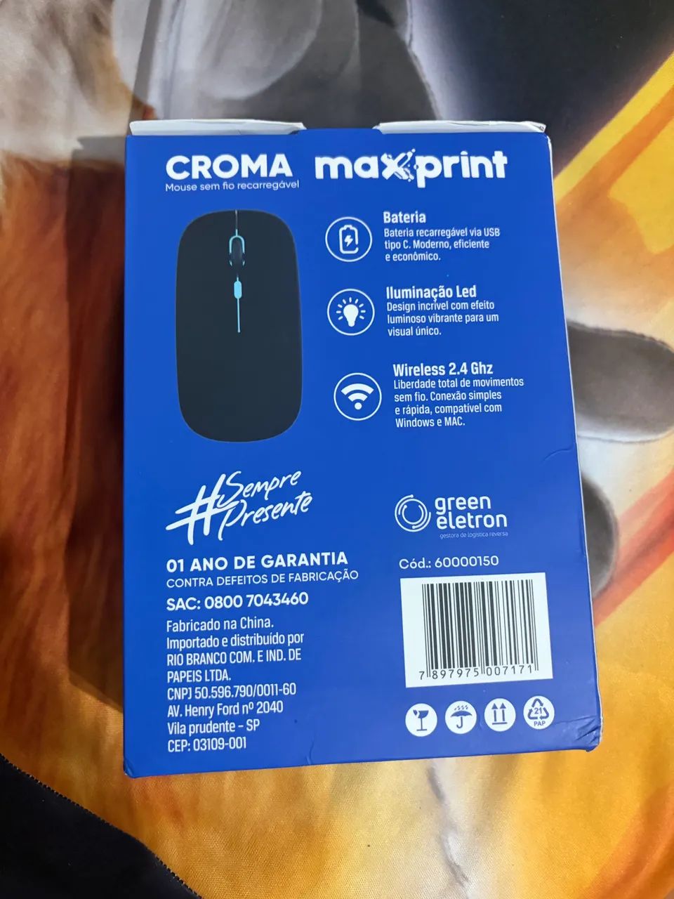 Mouse sem fio Maxprint  - Foto 5