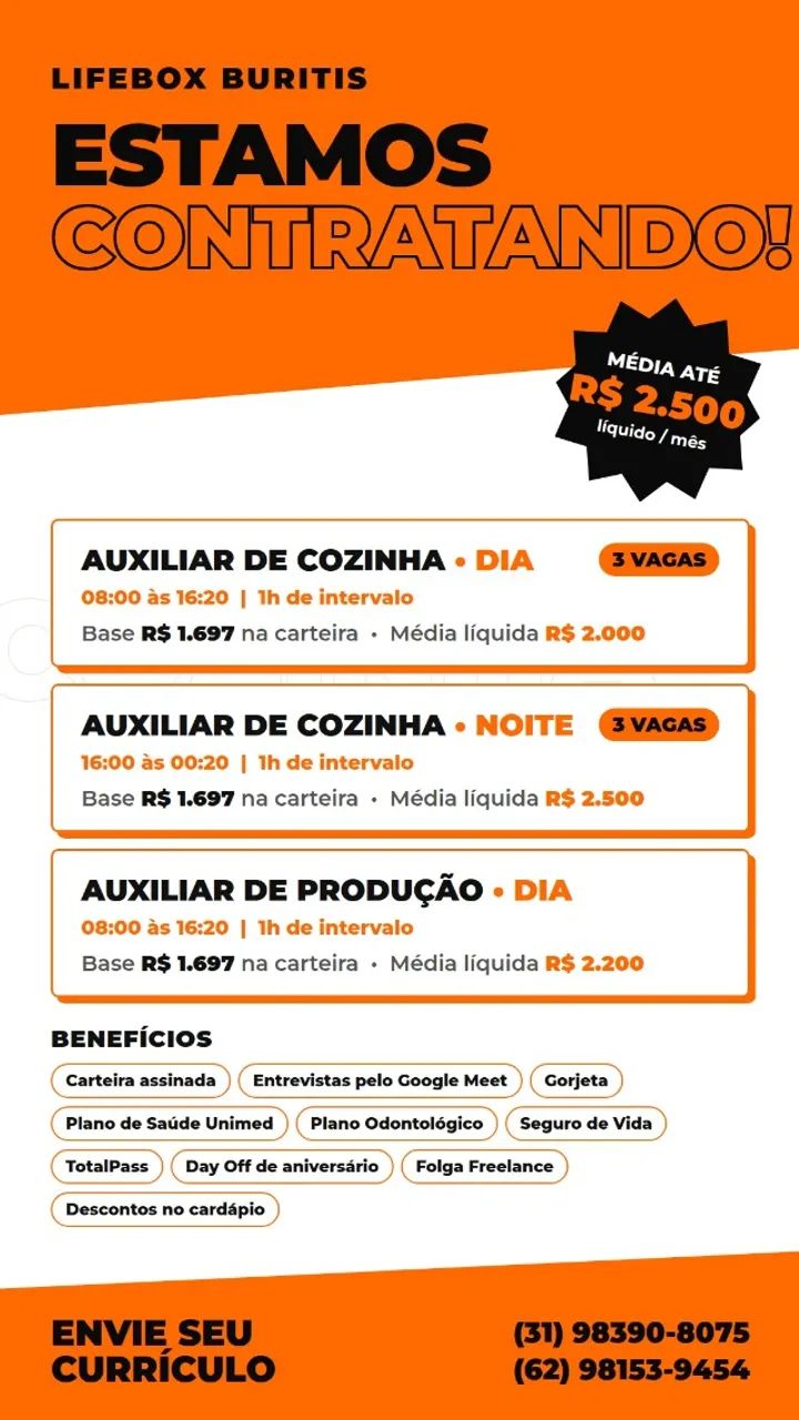 LIFEBOX| VAGA DE AUXILIAR 