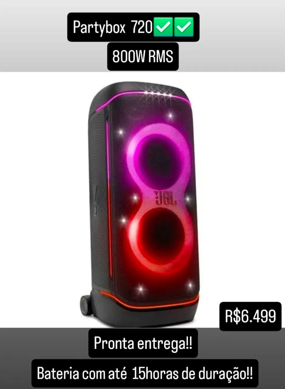 JBL PARTYBOX PRONTA ENTREGA  - Foto 5
