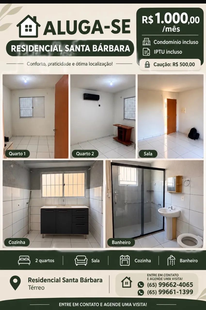Aluga-se apartamento 