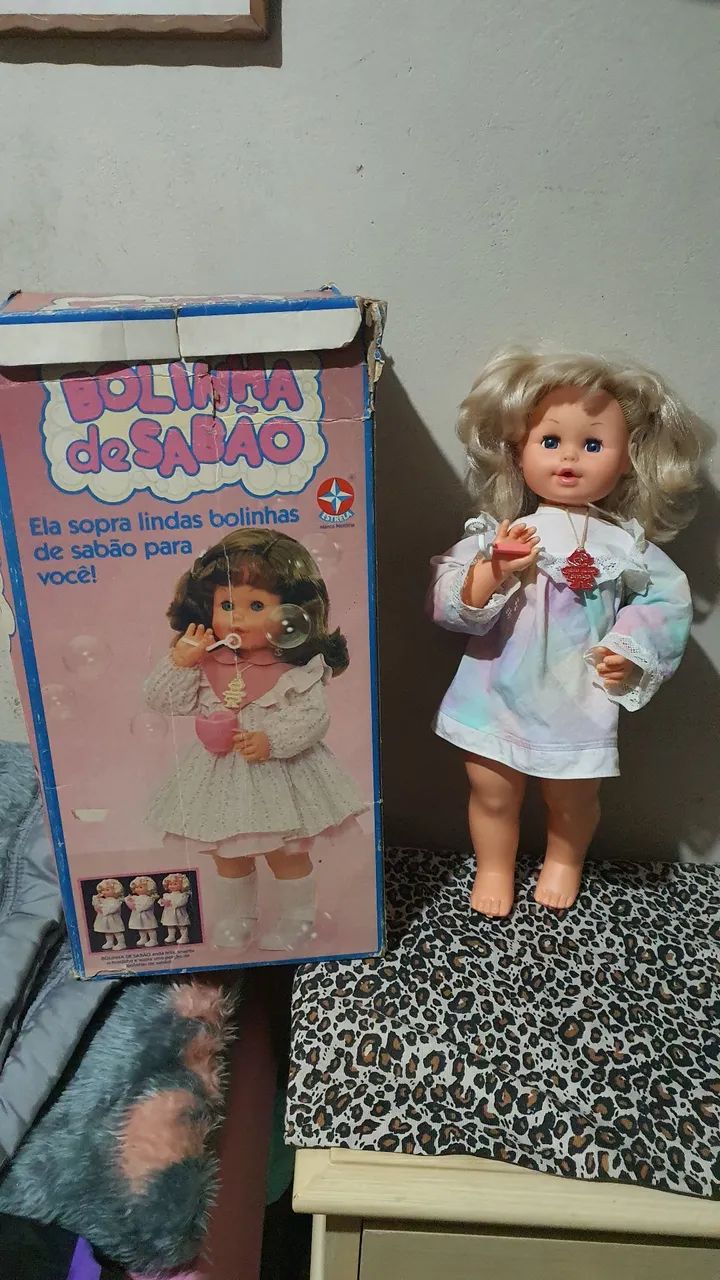 Boneca Bolinha de Sabão Antiga - Foto 2