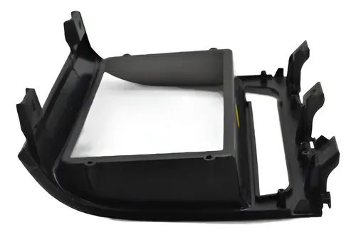 Moldura Radio Som Multimidia 7 Polegadas Idea 2013 A 2018 Cinza - Foto 4