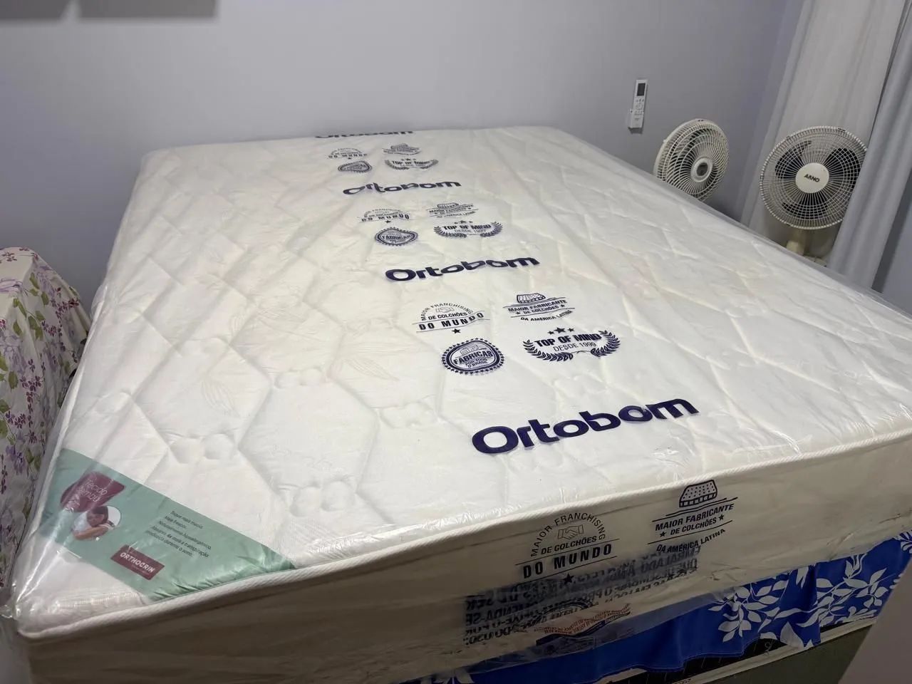 Colchão Quenn Ortopédico Ortobom semi-novo  - Foto 2