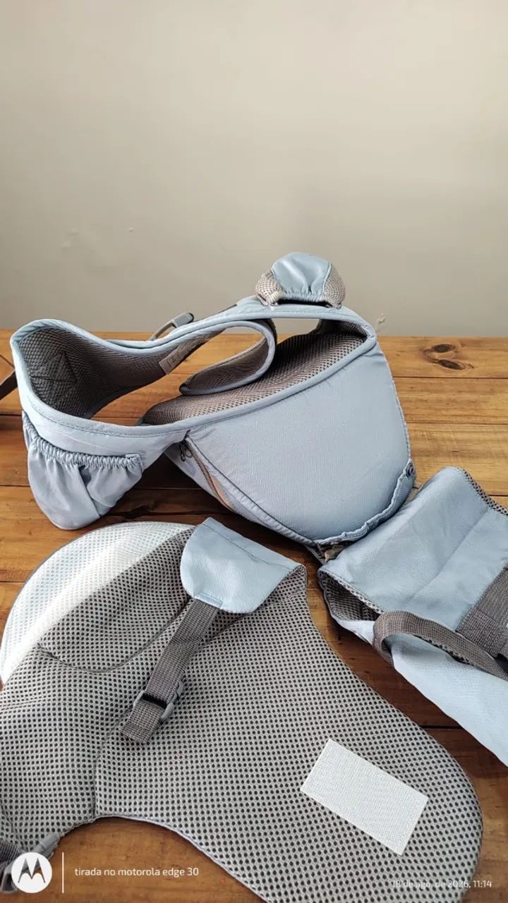 Bolsa Canguru Ergonômico Bebê Mãe Premium - Foto 5