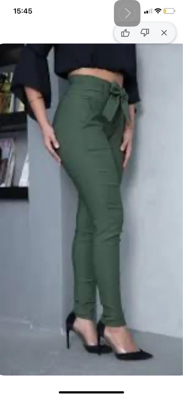 Calça verde  - Foto 2