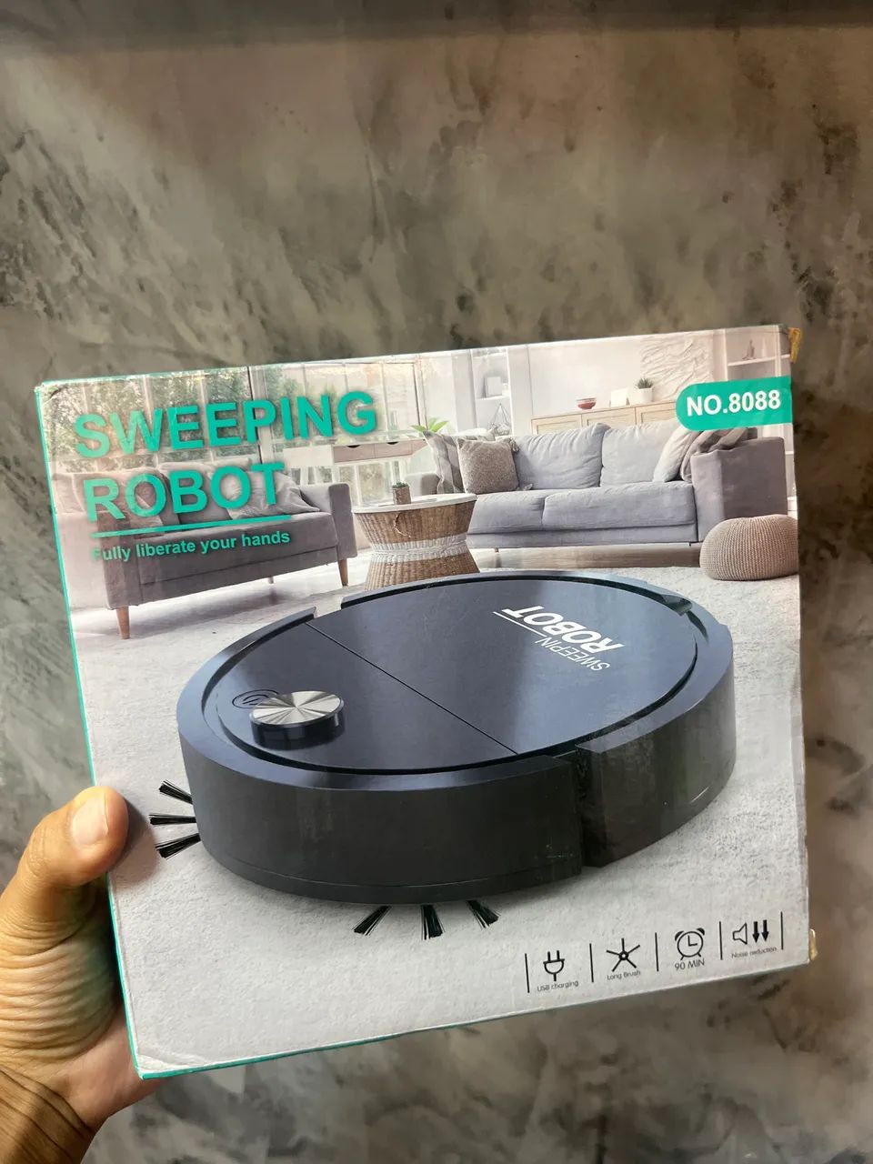 robô aspirador e varredor inteligente Sweepin Robot (Modelo NO.8088)