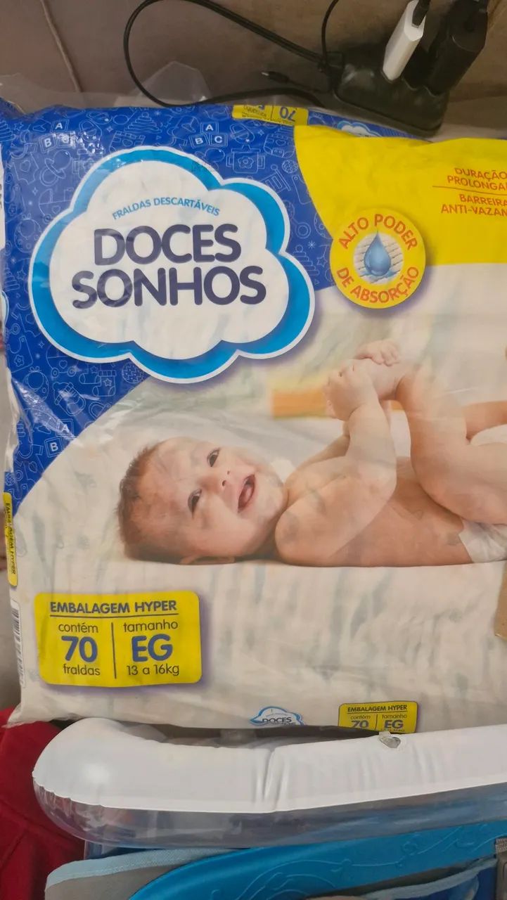 Fralda EG doces sonhos