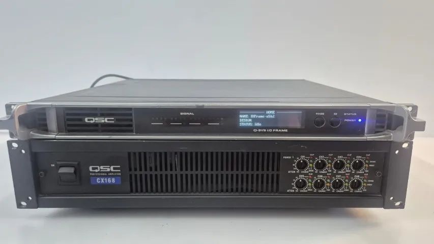 Potência Qsc Cx168 8 Canais+ Pré Q System Oportunidade (Usado)
