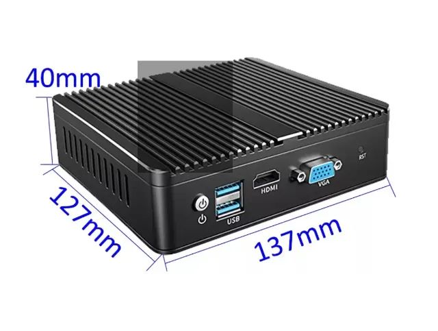 Mini Pc Appliance Intel Celeron® J1900 Quad Core 2 GHz 4 LAN Intel i226 10/100/1000/2500 