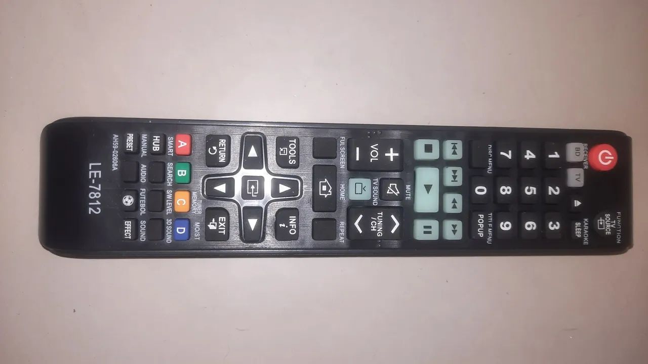 CONTROLE PARA BLU-RAY SAMSUNG. 