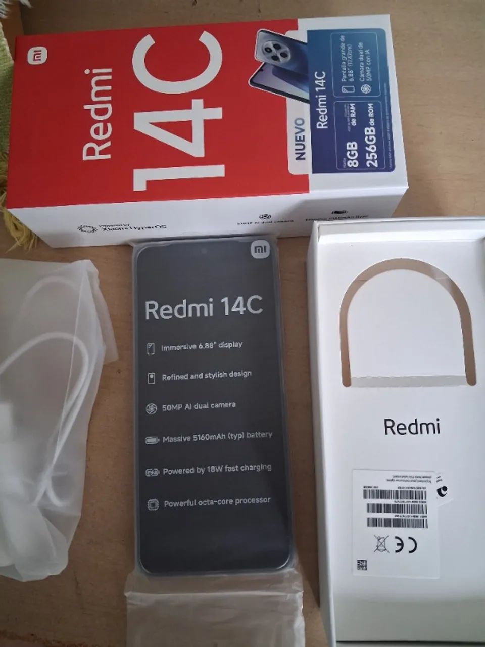 Celular Redmin 14C na caixa e nota fiscal - Foto 3