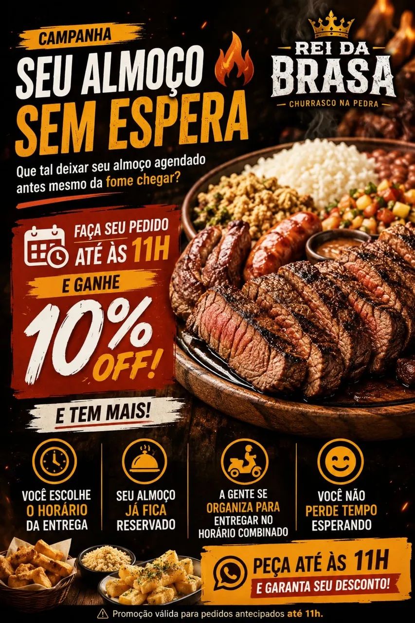 REI DA BRASA -MARMITAS E CHURRASCO - Foto 2