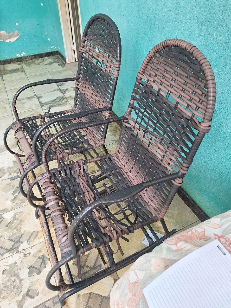 Base de ferro de cadeiras de balanço 