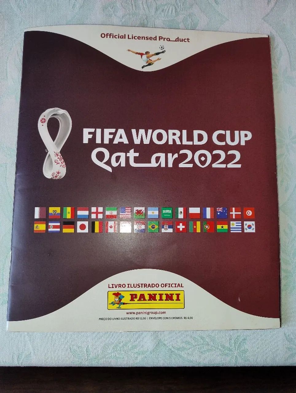 Álbun de Figurinhas Completo FIFA 2022.