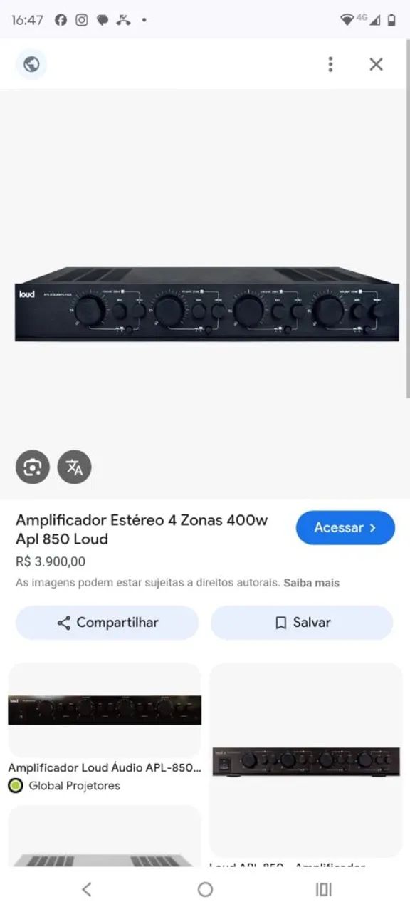 Amplificador loud 850 - Foto 3