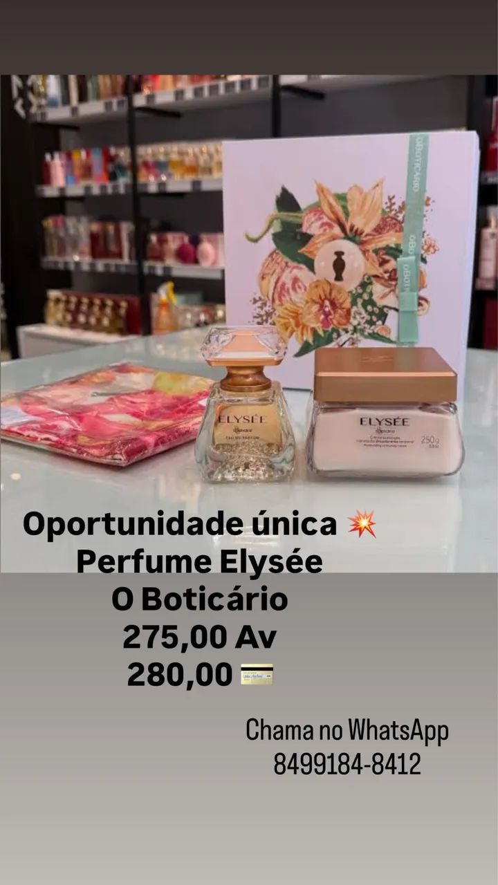 Kit Elysée O Boticário lacrado 