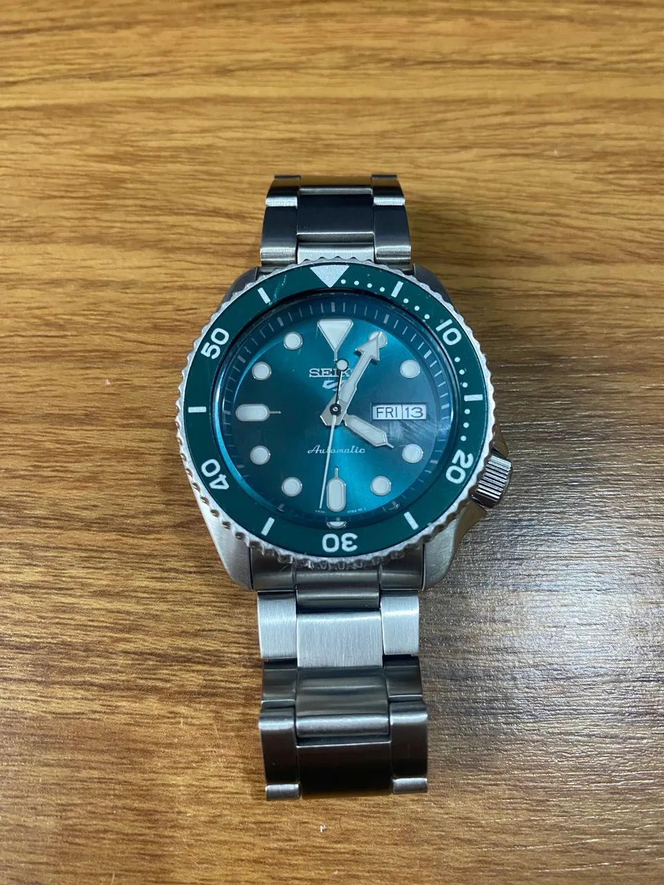 Relógio Seiko 5 Sports Automático (SRPD61) Verde - Excelente Estado - Foto 2