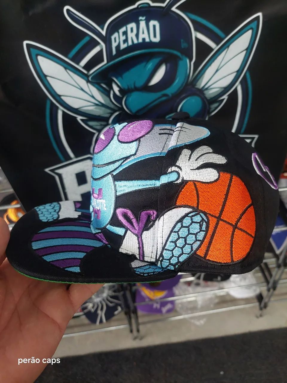 Boné Charlotte Hornets big logo  - Foto 2