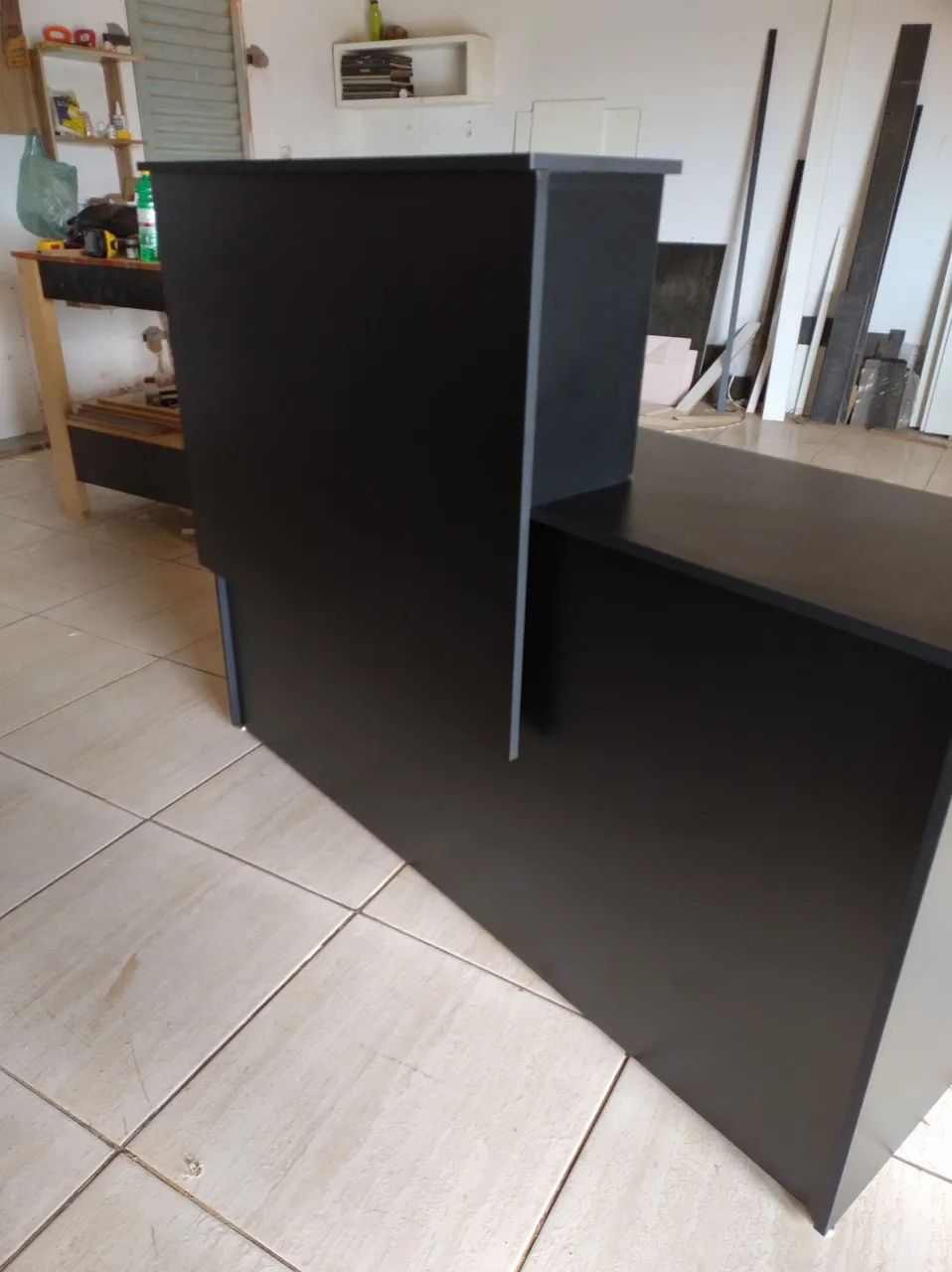 Balcão 100%mdf  preto tx dupla face  - Foto 2