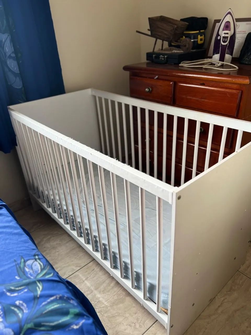 Berço 3 em 1 com colchão  - Foto 4