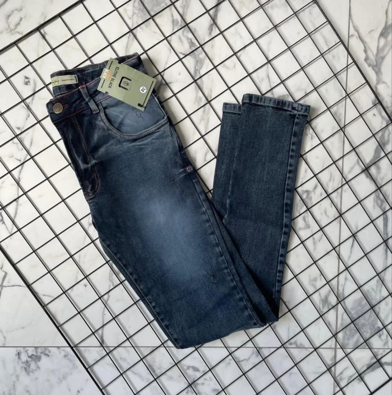 Calça skinny elithe black original  - Foto 4