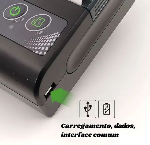 IMPRESSORA TÉRMICA 58MM  PORTATIL USB  - Foto 3