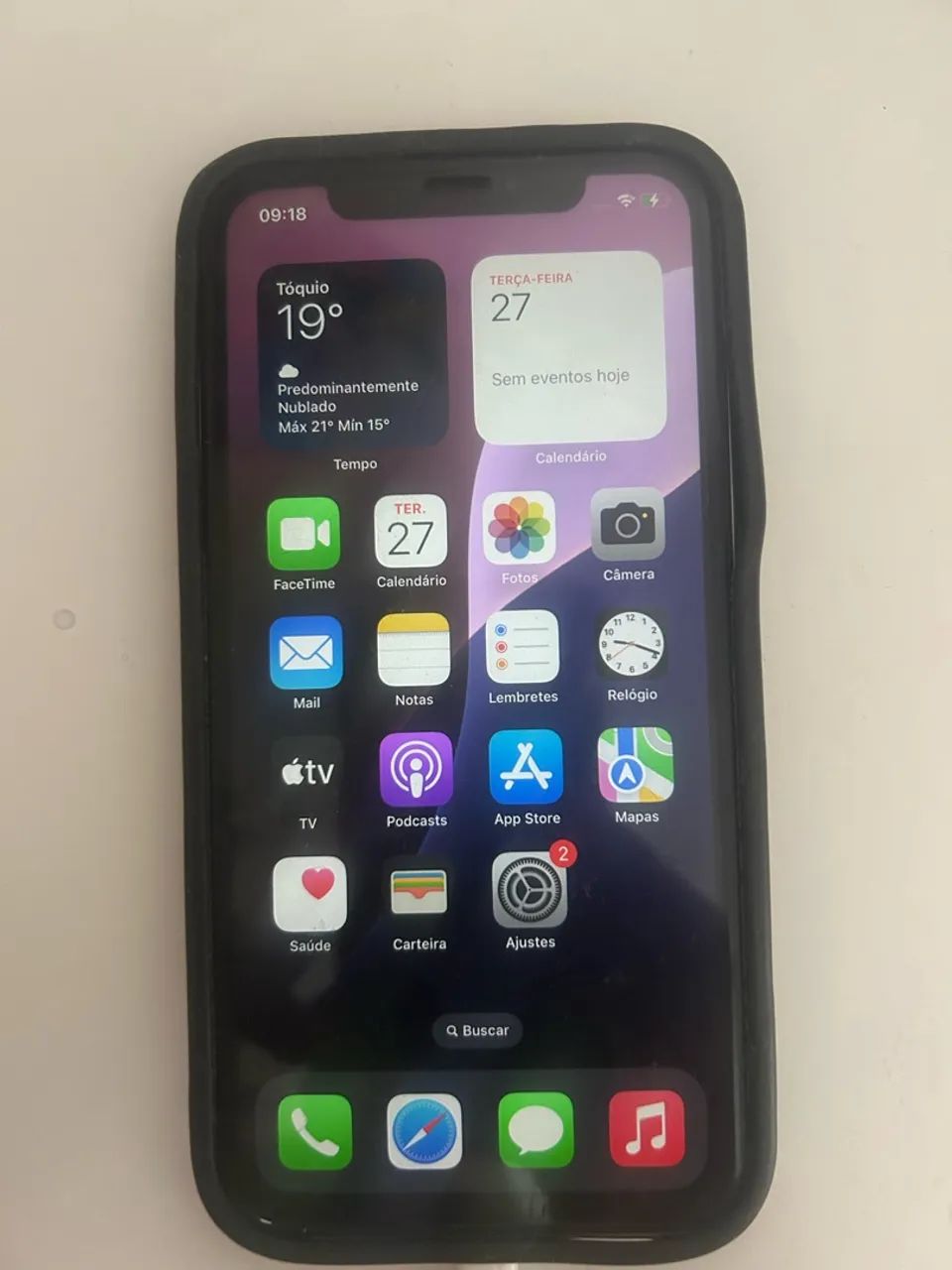 iPhone XR - 64 gb - bateria 77%