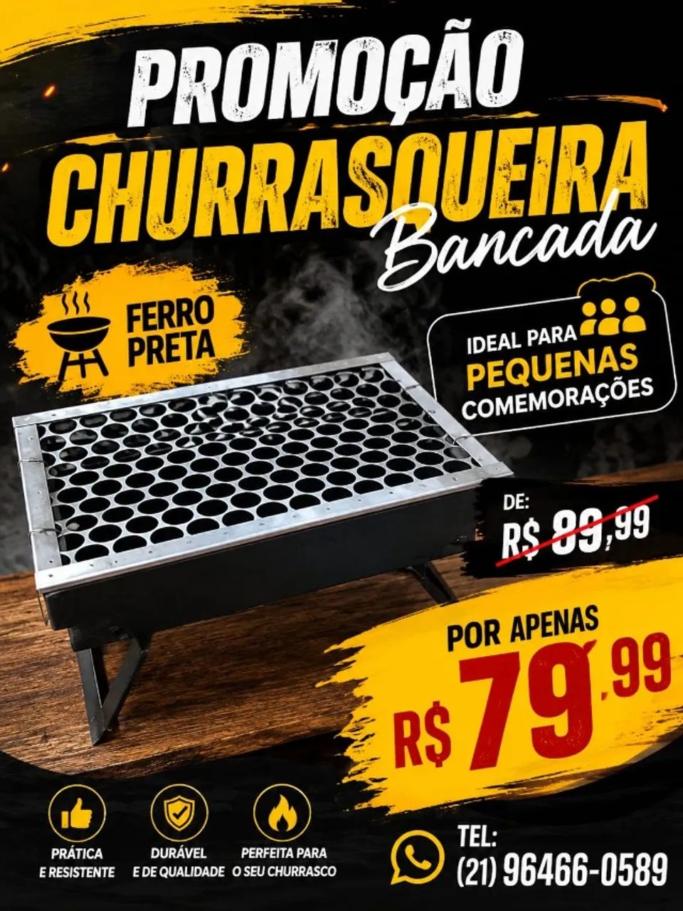 churrasqueira de ferro
