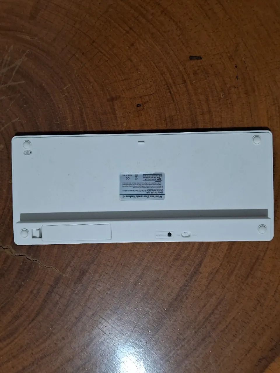 Teclado Wireless Bluetooth Modelo BK6001 Branco - Foto 4