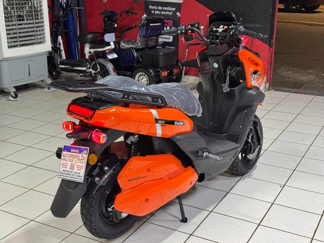 Scooter Tank 1000w Laranja  - Foto 5