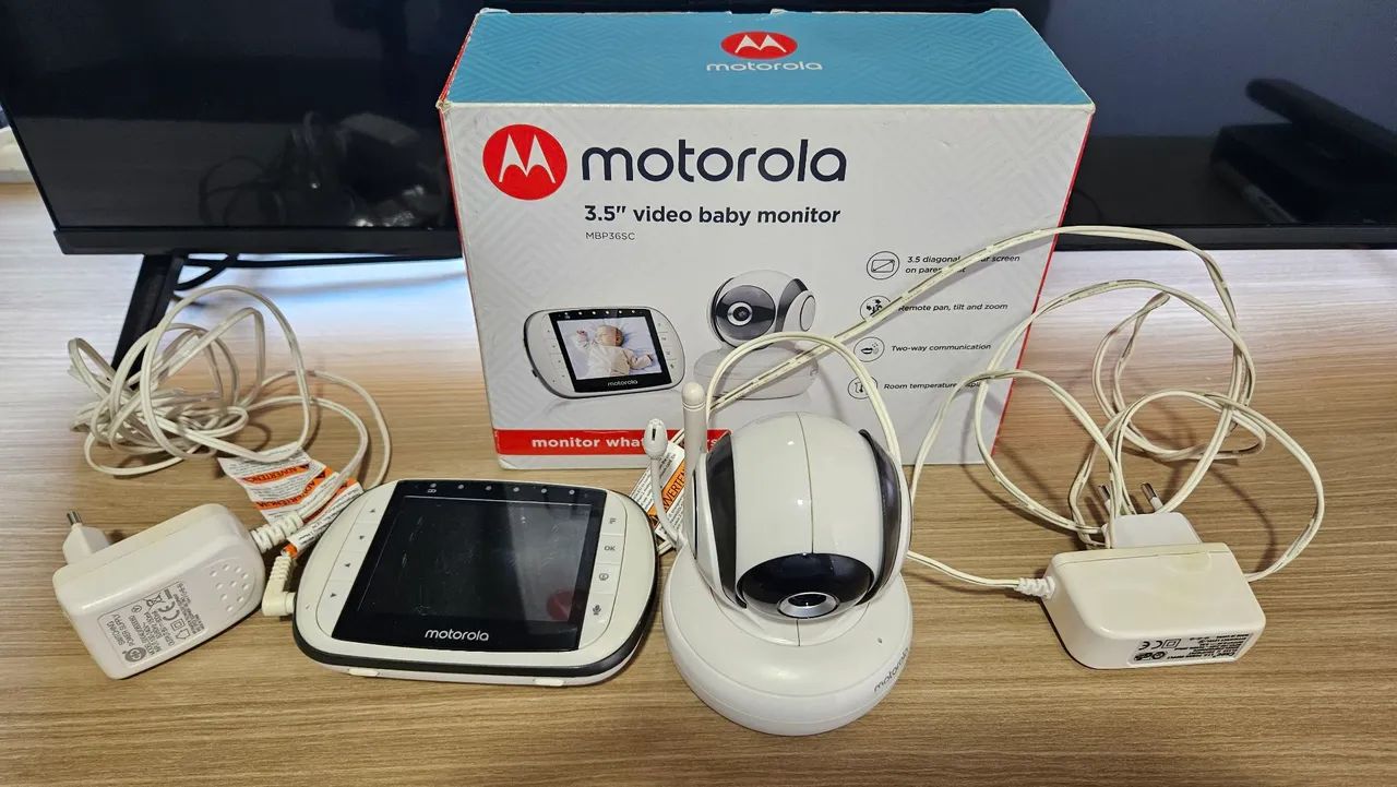Baba eletrônica Motorola, funciona sem Internet