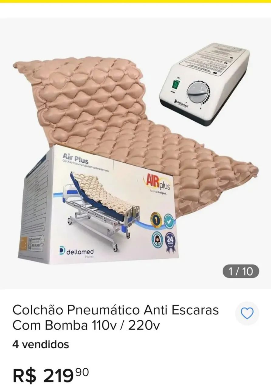 Colchão Pneumático Air Plus Dellamed - Foto 2