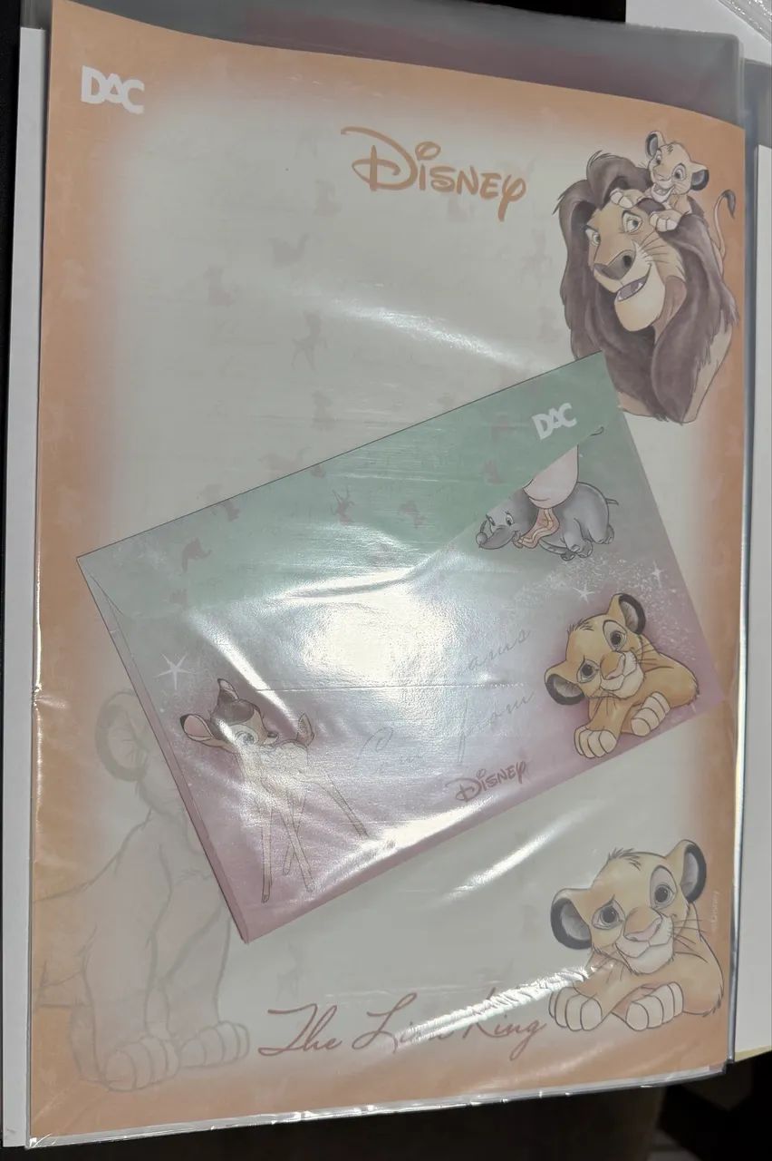 Papel de carta Personagens Disney com envelope DAC - Foto 4