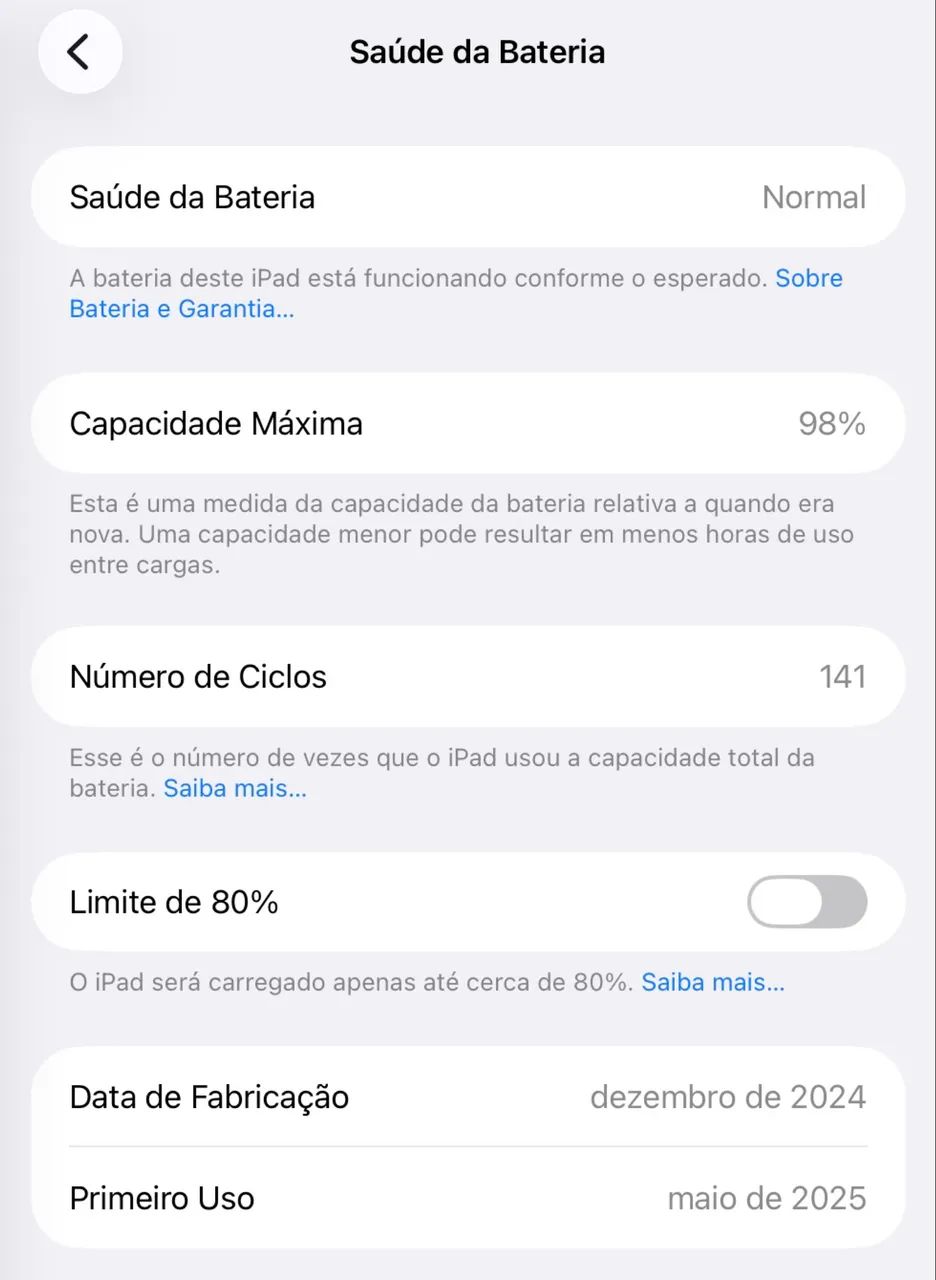 Ipad air m2 11 polegadas 128gb wifi + cellular ( 5g ) bateria 98% LOJA FÍSICA ( celular )  - Foto 2