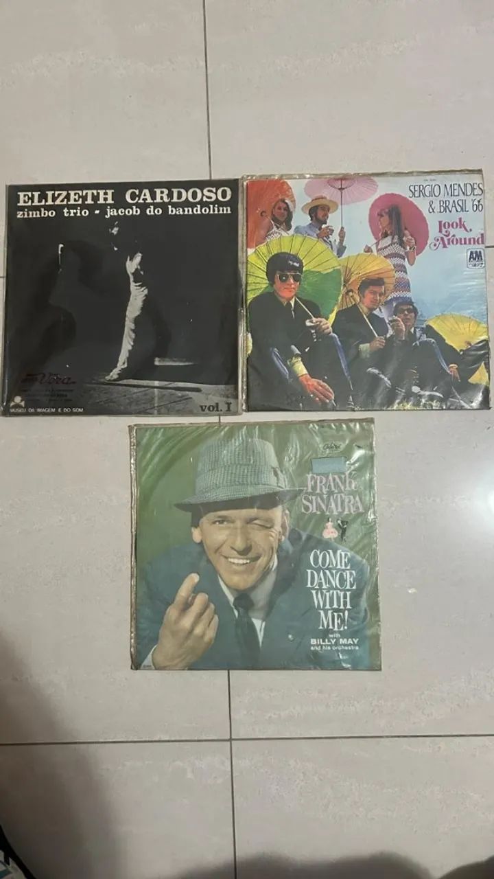 Lote discos  de Elizeth Cardoso - Frank Sinatra e Sergio Mendes
