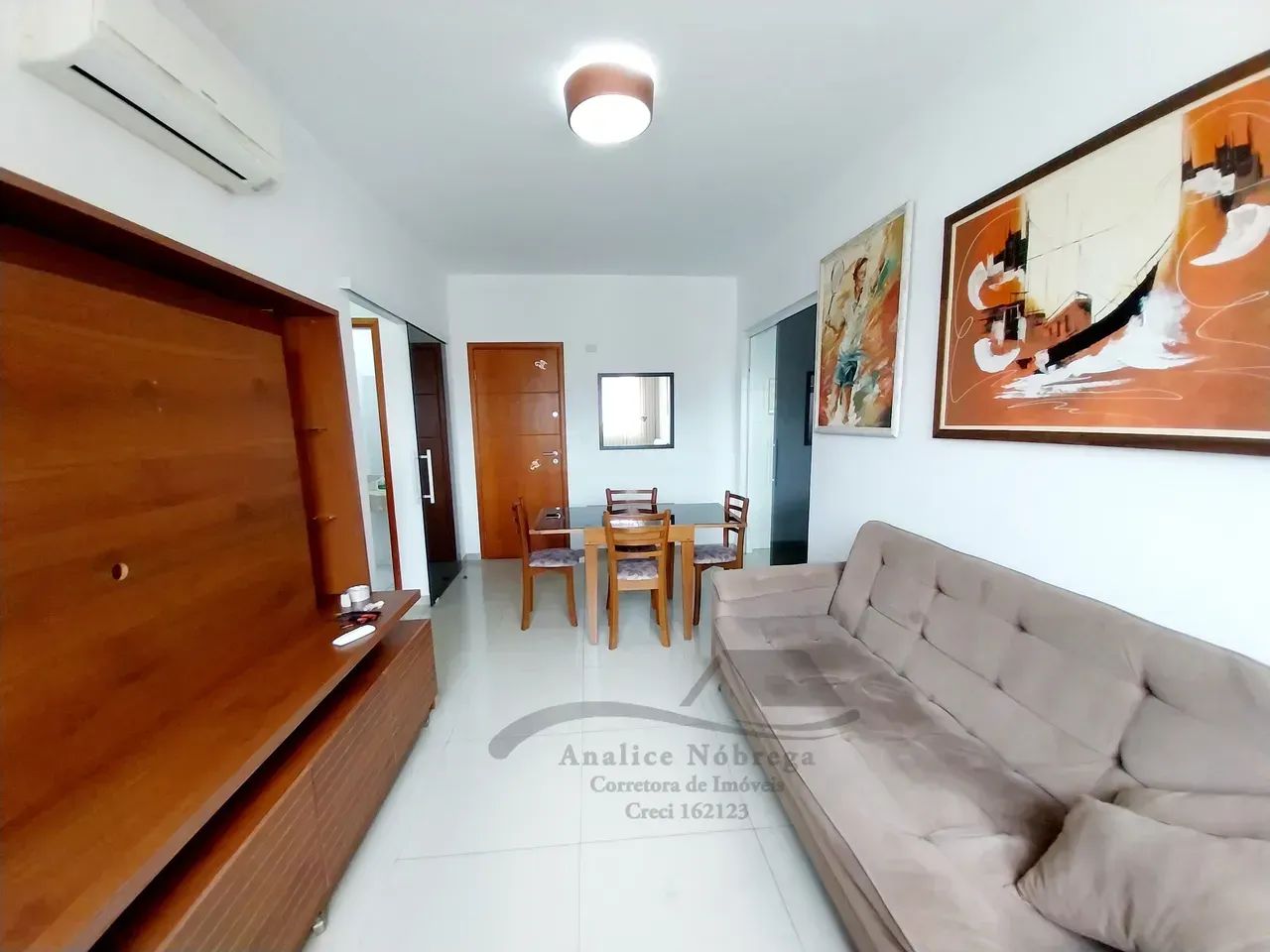 1 suite 2 banheiros mobiliado e ar condicionado - Foto 4