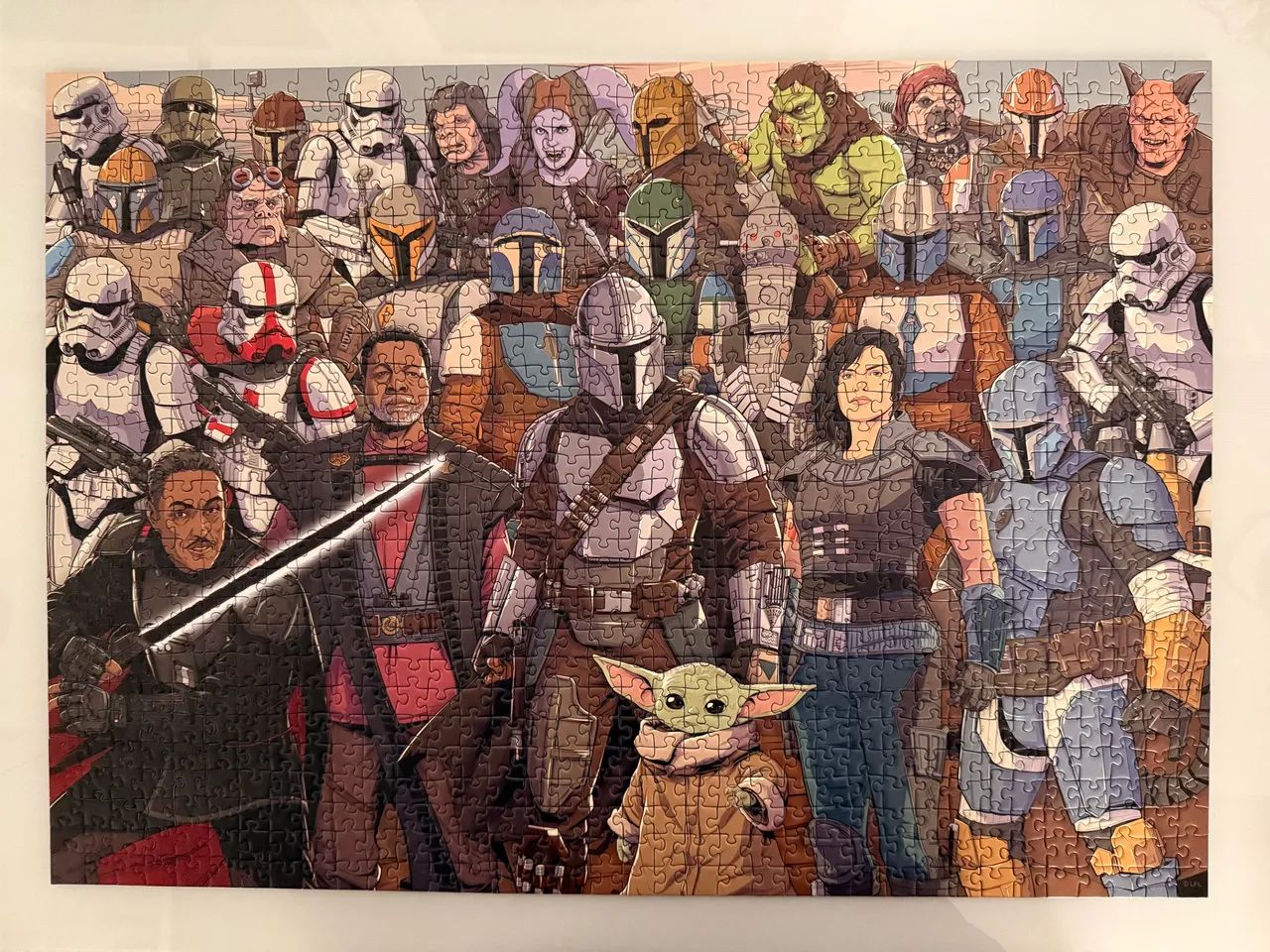 Quebra cabeça Mandalorian Challenge - Ravensburger 1000 peças - Foto 2