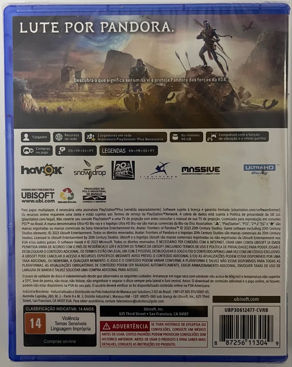 JOGO AVATAR LACRADO - PS5 - Foto 2