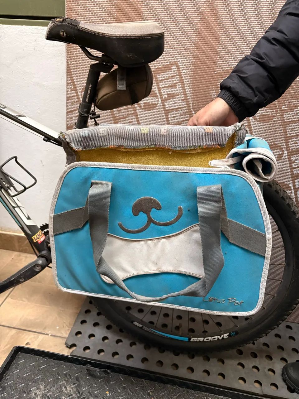 Bolsa para transporte de cachorro 