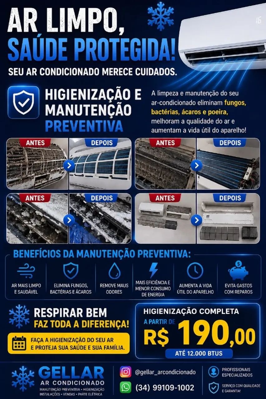 Limpeza e Manutenção Ar Condicionado  - Foto 2