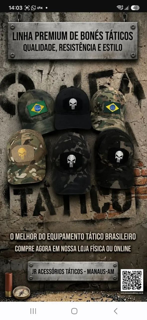 Boné tático  - Foto 3