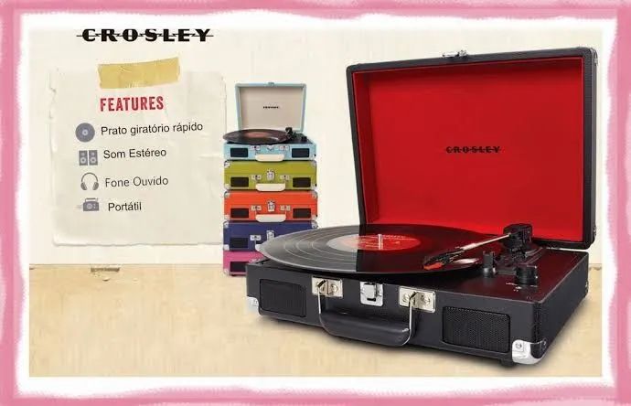 Vitrola Crosley Preta - Foto 3