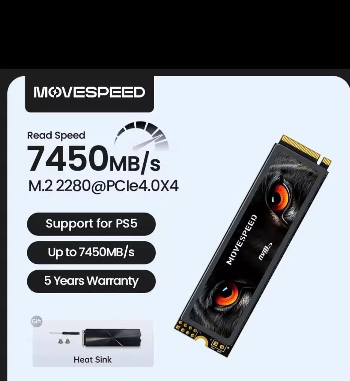 SSD NVME 1TB PlayStation/PC