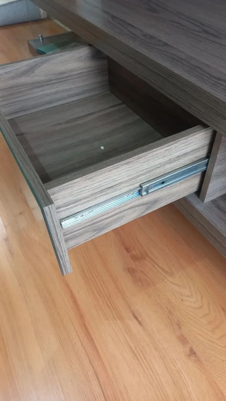 RACK PARA TV COM GAVETA TELESCÓPICA - Foto 4