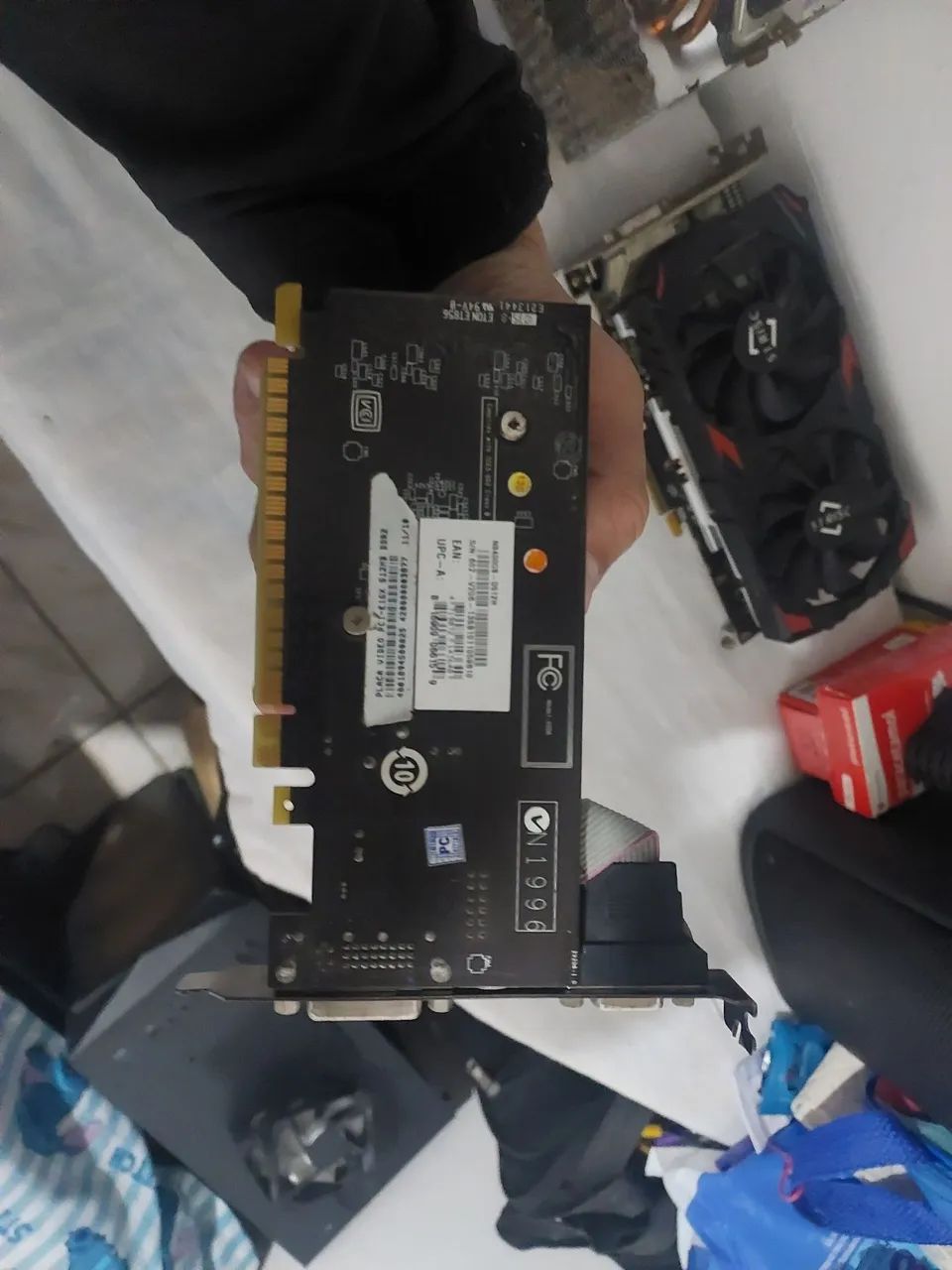 Placa de video + memória ram ddr4 de notebook  - Foto 5