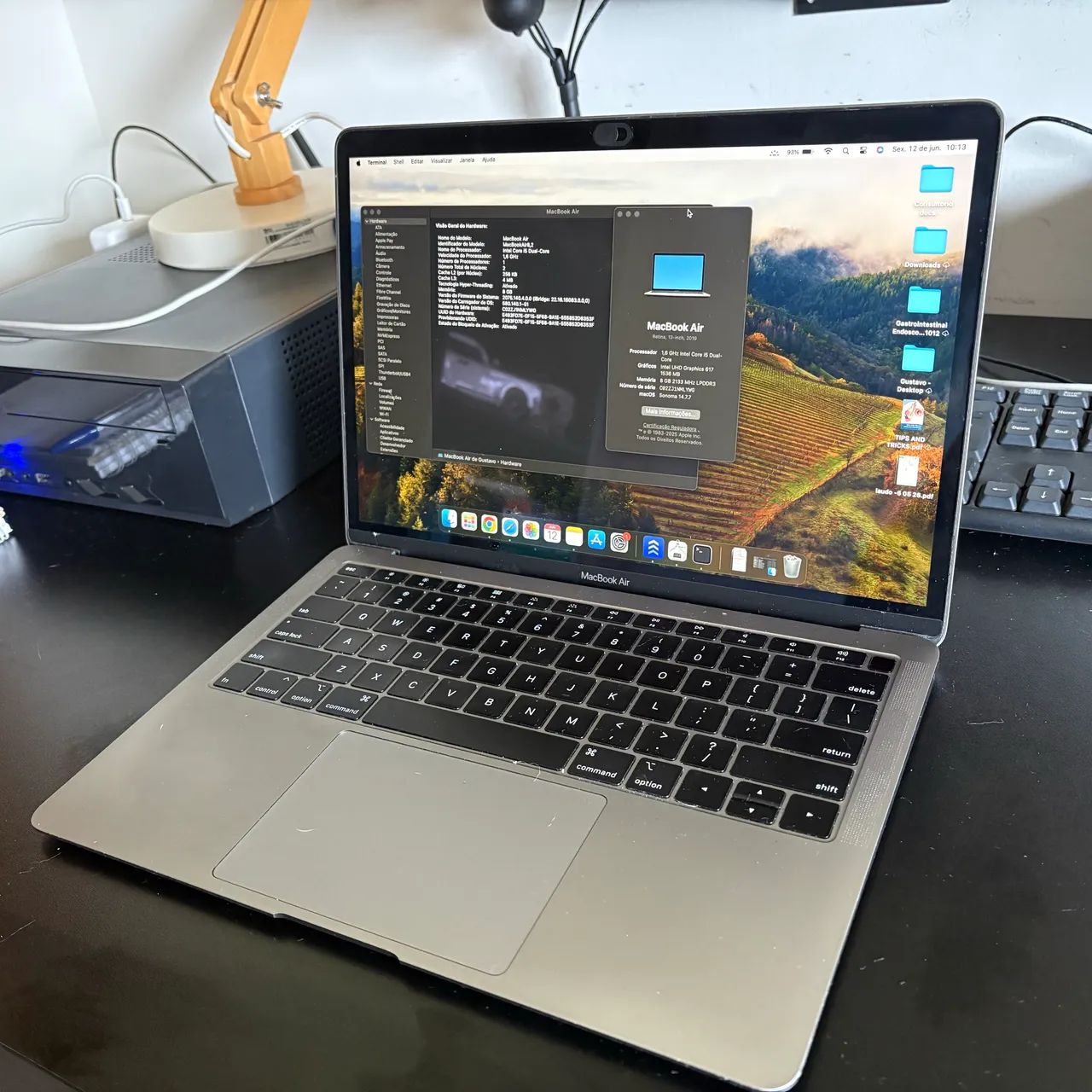 MacBook Air Retina 13? 2019 i5 8GB SSD 128GB + Carregador Original
